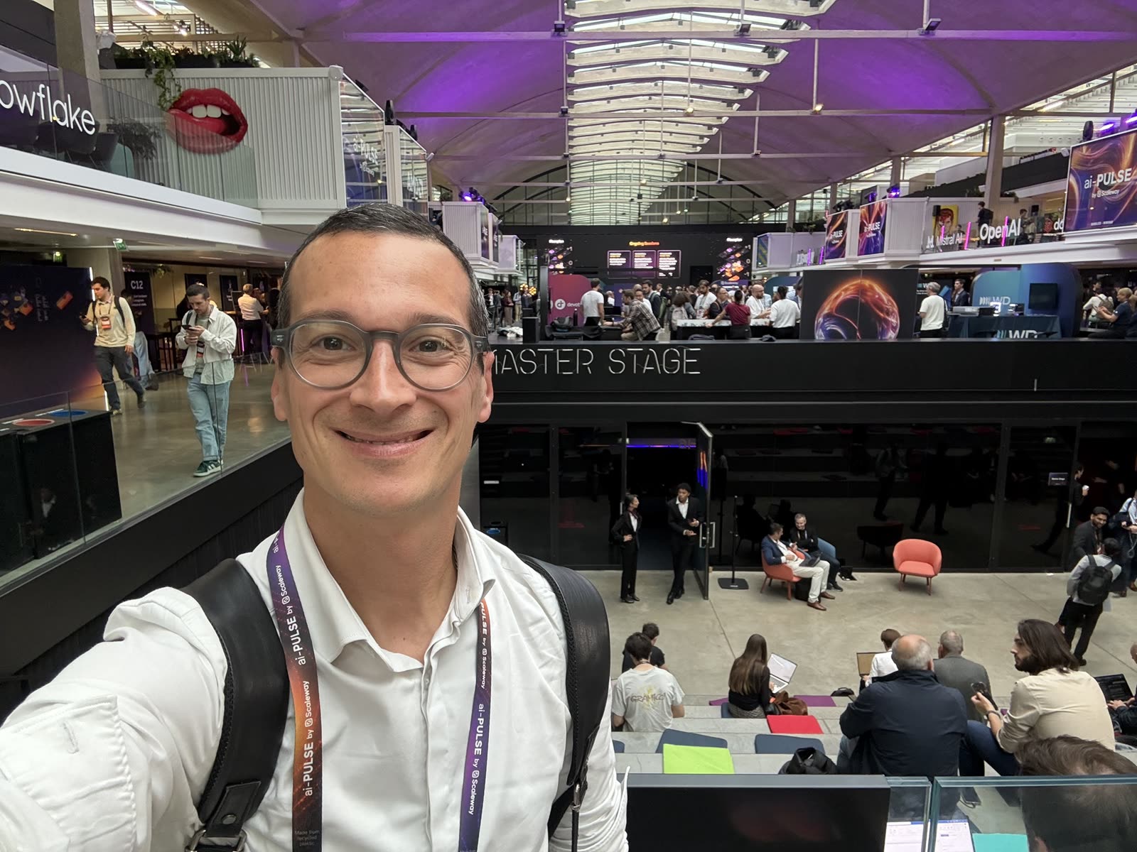 La Master Stage au milieu de la halle