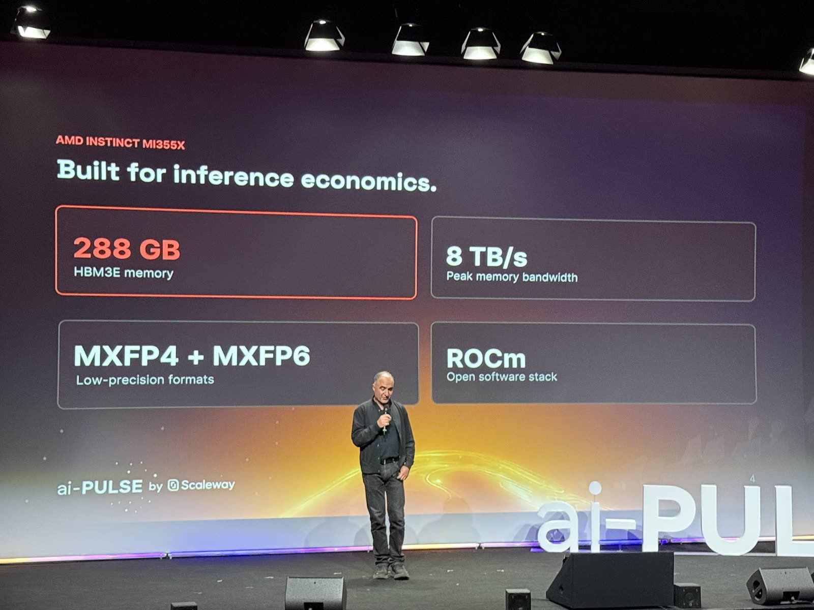 AMD Instinct MI355X, built for inference economics